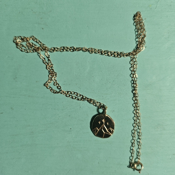 Solid 14k yellow gold ACOTAR Night Court Talisman ✨️ Necklace - Picture 6 of 6